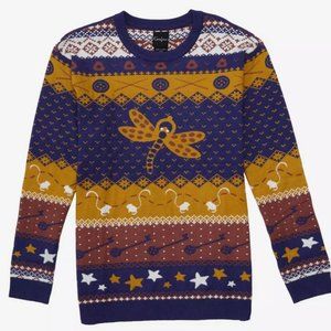 Loungefly Coraline Dragonfly Holiday Sweater - Box lunch exclusive